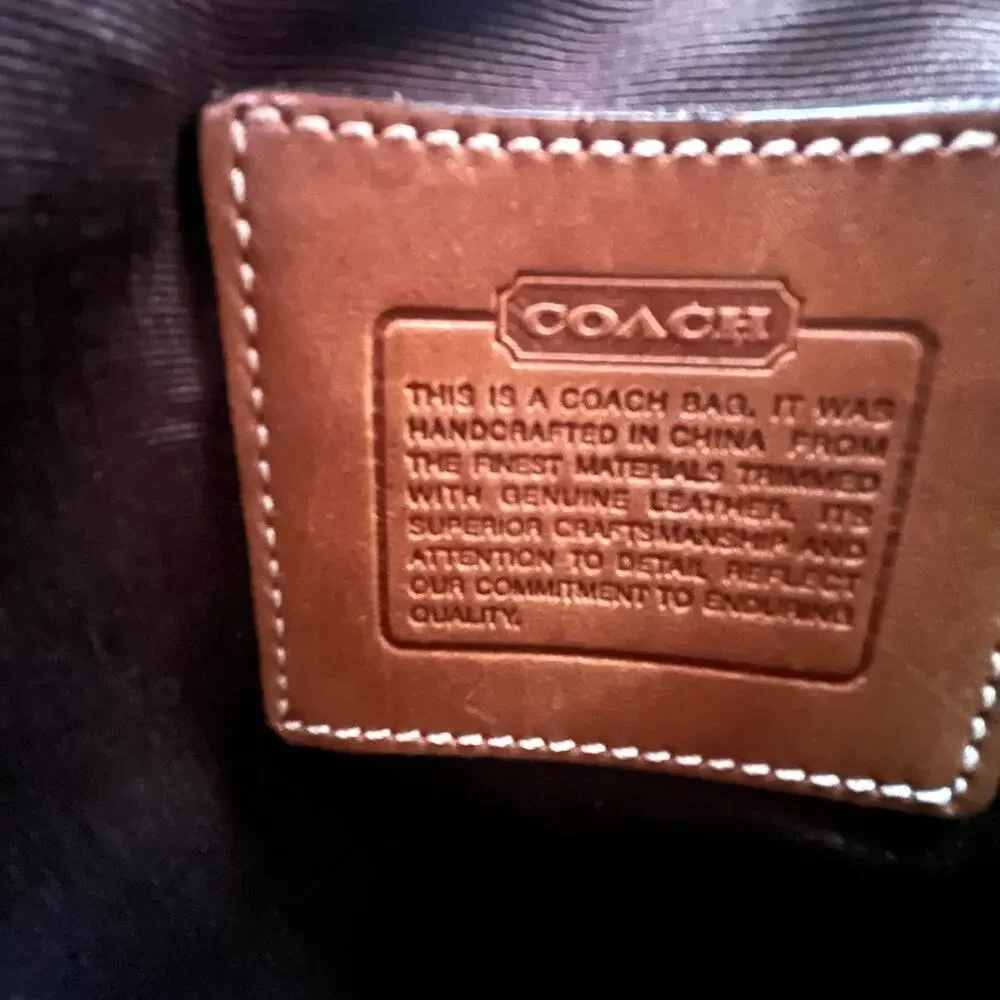 COACH Vintage Signature Micro C Swingback, Brown